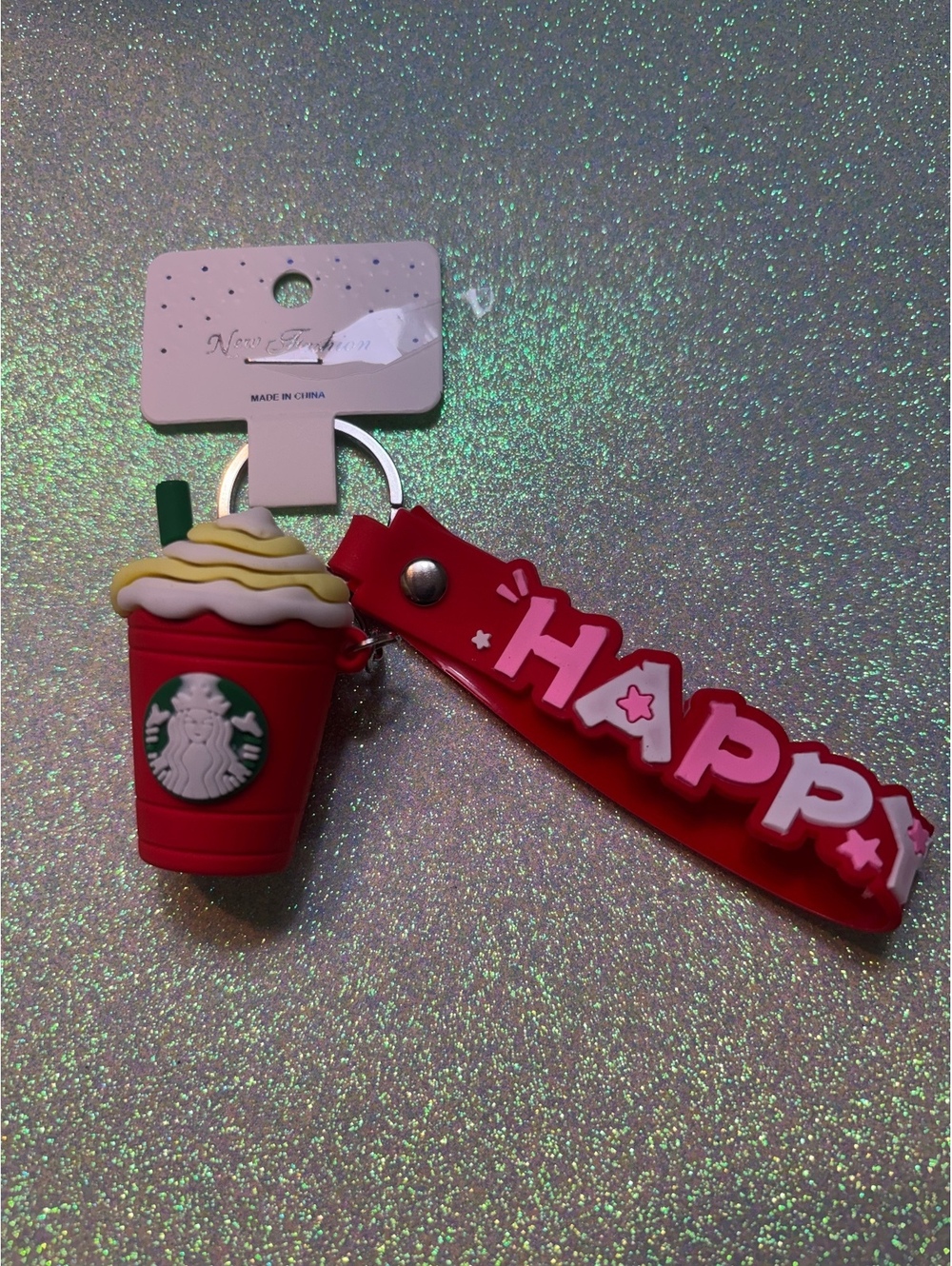 Coffee Keychain-Red